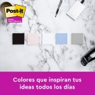 NOTA SUPER ADHESIVA 654 NEGRO 90 HOJAS