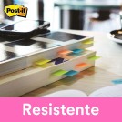 BANDERITAS ADHESIVAS TAPE FLAGS 1.5 CM X 5 CM 5 COLORES NEON 500 UN