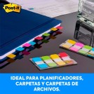 BANDERITAS ADHESIVAS DURABLE 4 COLORES NEON