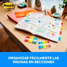 BANDERITAS ADHESIVAS DURABLE 4 COLORES NEON