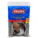 VIRUTILLA OLLA MAGO PADS SIN JABON 12 ROLLITOS