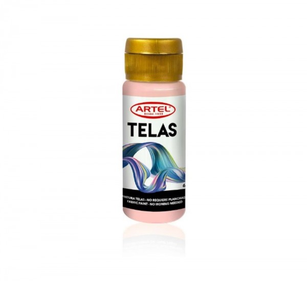 PINTURA PARA TELAS ROSA PASTEL 60 ML 