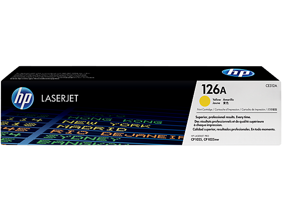 TONER CE312A 126A AMARILLO 1000 PAGINAS