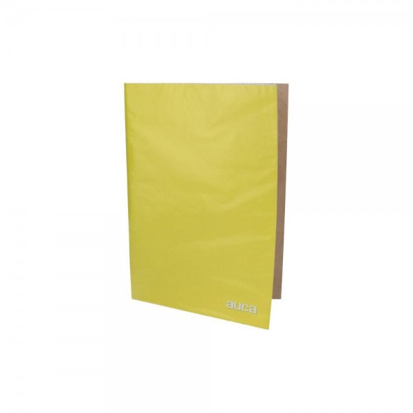 CARPETA PLASTIFICADA CON GUSANO OFICIO AMARILLO