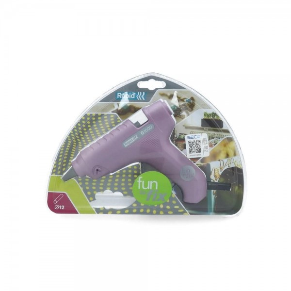 PISTOLA SILICONA DECORACION 12 MM 60 W