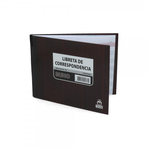 LIBRETA CORRESPONDENCIA 181 100 HOJAS