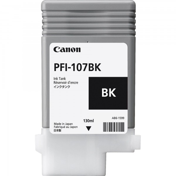 CARTUCHO 6705B001 PFI-107BK NEGRO 130 ML
