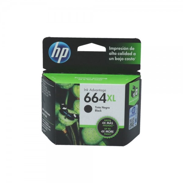 CARTUCHO F6V31AL 664XL NEGRO HASTA 480 PÁGINAS