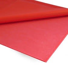 PAPEL SEDA VOLANTIN 50 X 66 ROJO 10 PLIEGOS
