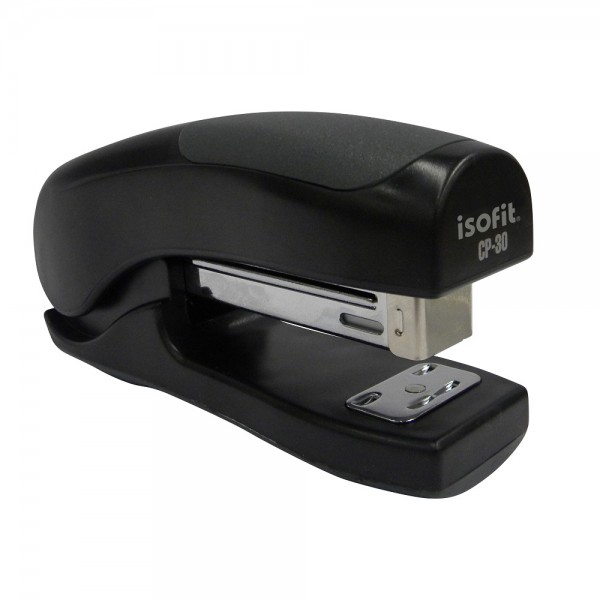 CORCHETERA CORTA PLASTICA NEGRO PARA 25 HOJAS