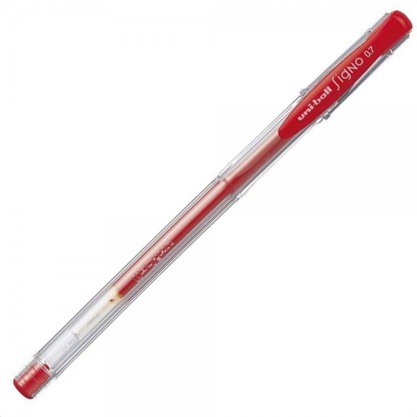 LAPIZ TINTA GEL 0.7 SIGNO UM -100 ROJO