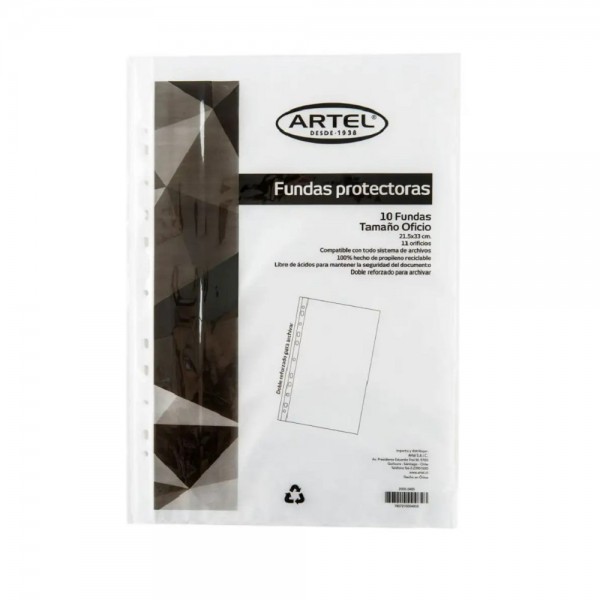 FUNDA PARA ARCHIVO PROTECTORA OFICIO 10 UN