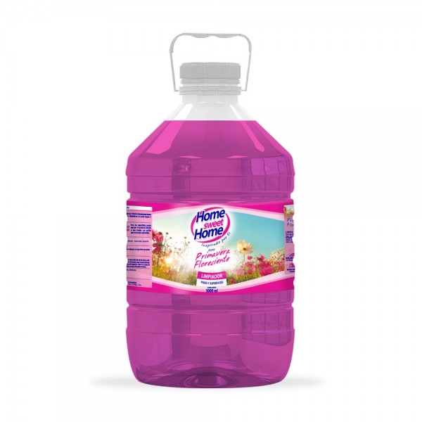 LIMPIADOR DE PISOS MULTIUSO AROMA PRIMAVERA 5 LT