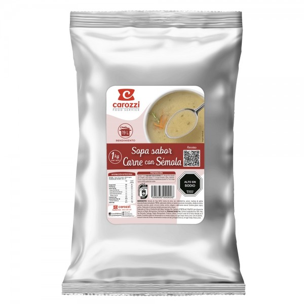 SOPA CARNE SEMOLA 1 KG