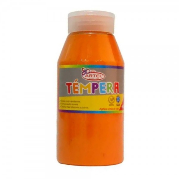 FRASCO TEMPERA NARANJA 77 500 ML