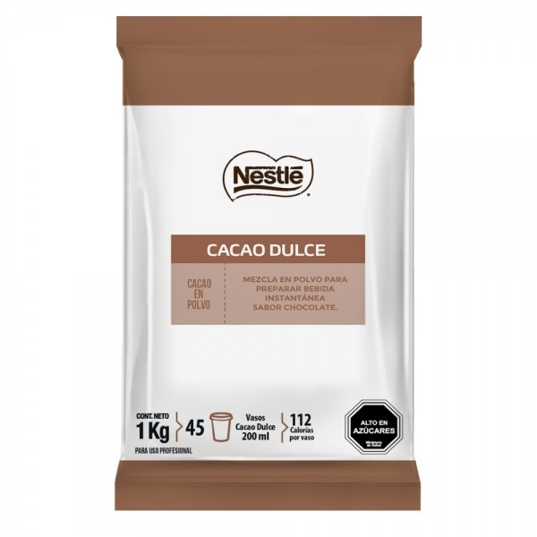 CACAO DULCE EN POLVO MILANO 1 KG