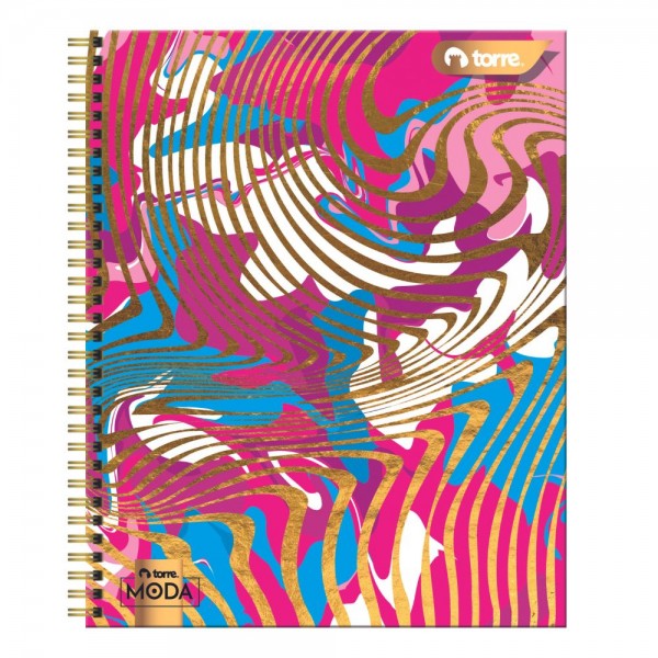 CUADERNO UNIVERSITARIO MATEMATICA 7 MM  DISEÑO MODA 100 HOJAS