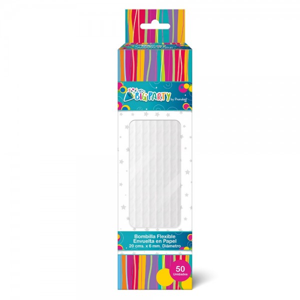 BOMBILLA PAPEL FLEX ENVUELTA 50 UN