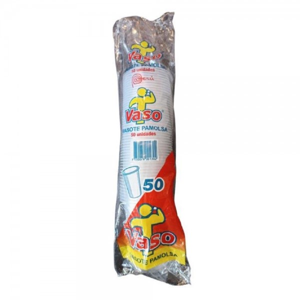 VASO PLASTICO TRANSPARENTE 200 CC X 50 UN