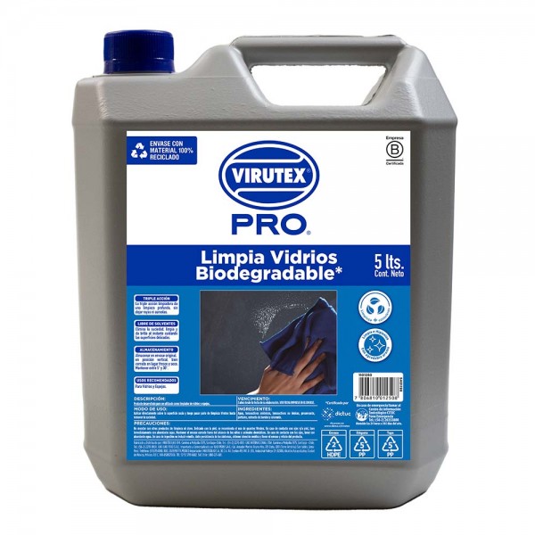 LIMPIAVIDRIOS BIODEGRADABLE BAMBU 5 LT