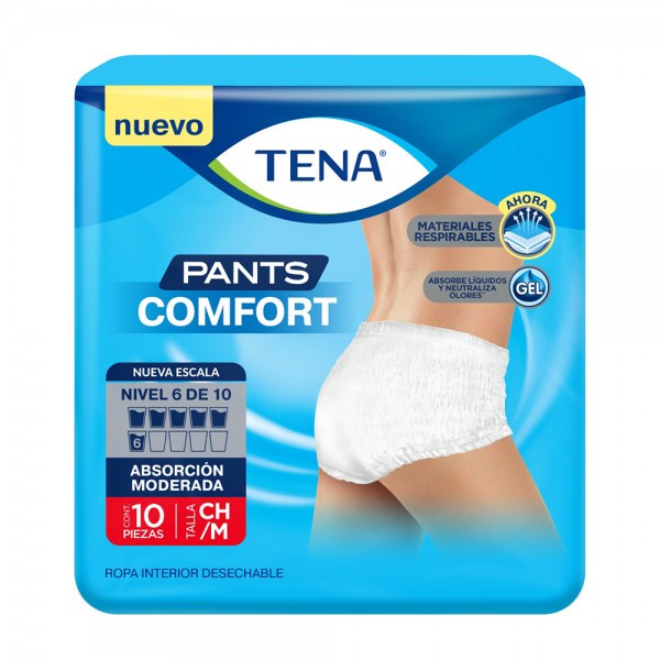PAÑAL PANTS COMFORT TALLA M 10 UN