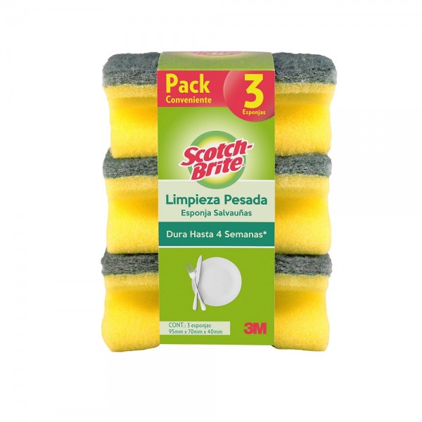 ESPONJA ACANALADA X 3