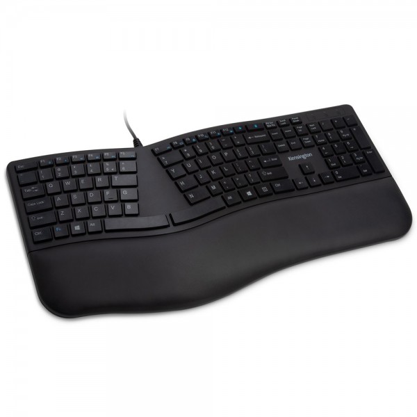 TECLADO ALAMBRICO ERGONOMICO K75400