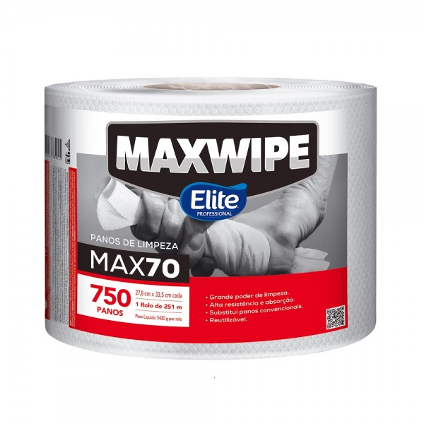PAÑO MAXWIPE 70 BOBINA X 750 UN