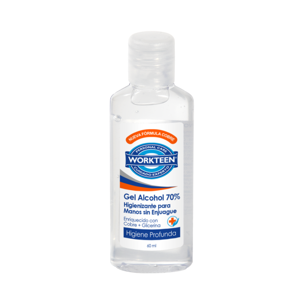 ALCOHOL GEL CON COBRE 60 ML