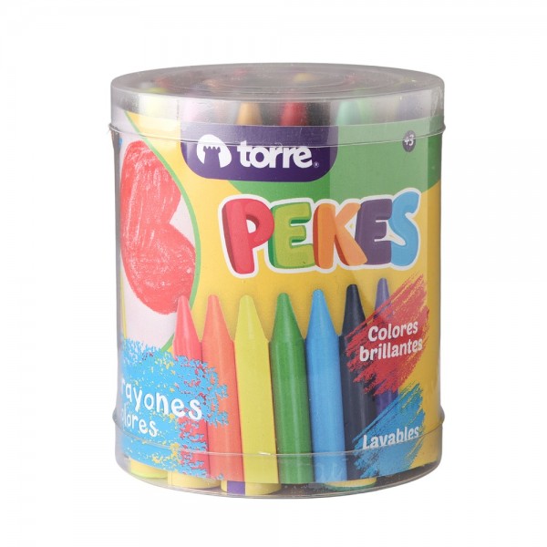 MAXI CRAYONES 24 COLORES PEKES