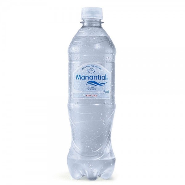 AGUA PURIFICADA SIN GAS 600 ML
