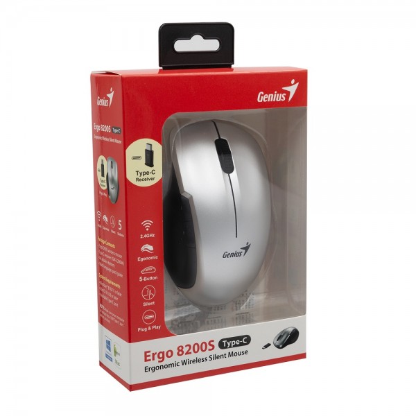 MOUSE INALAMBRICO ERGO TYPE-C