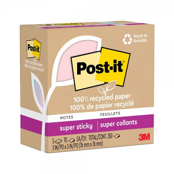 NOTA ADHESIVA 3X3 X 5 COLORES PASION 70 HOJAS