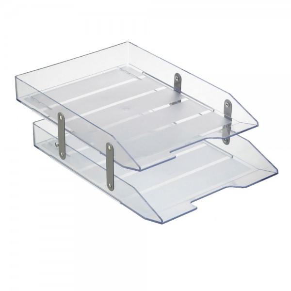 BANDEJA ACRILICO TRIPLE ARTICULADA CRISTAL
