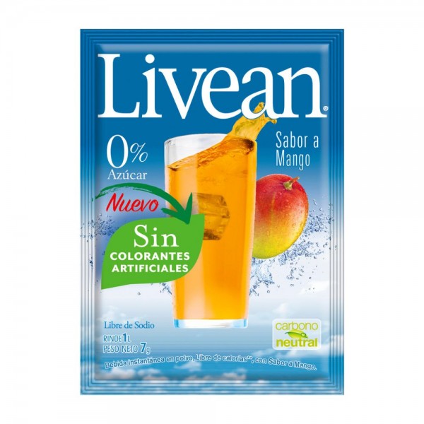 JUGO EN POLVO LIGHT MANGO SOBRE UNIDAD 7 GR