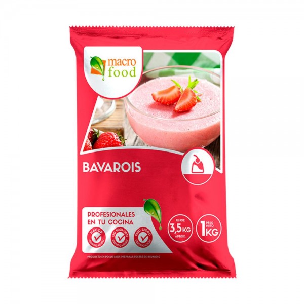 POSTRE EN POLVO BAVAROIS BERRIES BOLSA 1 KG