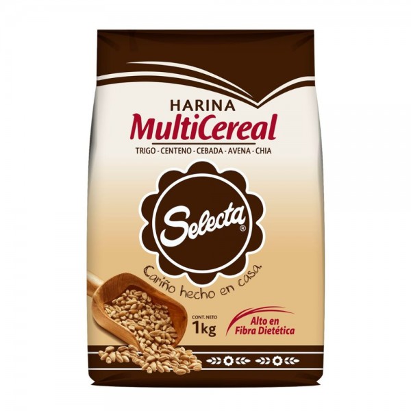 HARINA INTEGRAL MULTICEREAL BOLSA 1 KG