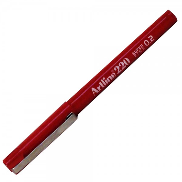 LAPIZ FIBRA ROJO 220 0.2 MM