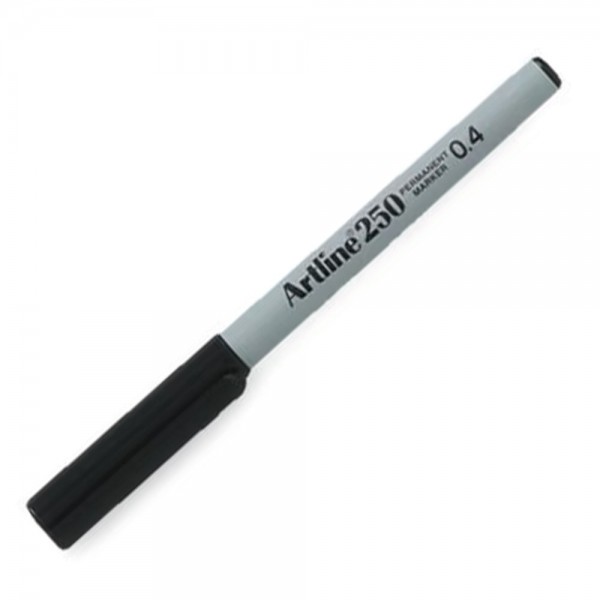 LAPIZ FIBRA 0.4 MM NEGRO EK 250