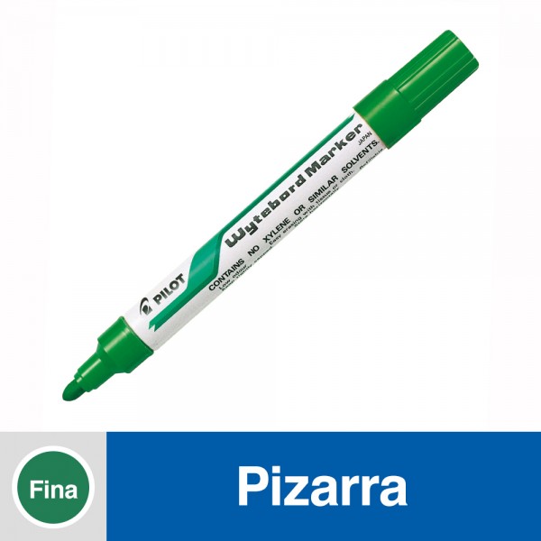 MARCADOR PIZARRA RECARGABLE PUNTA REDONDA COLOR VERDE WBMA TM