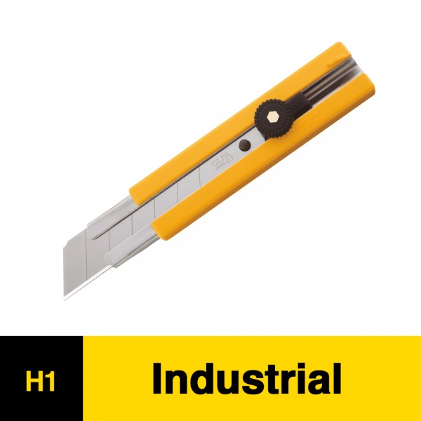 CUCHILLO CARTONERO GRANDE GUIA LARGA FRENO TORNILLO H1