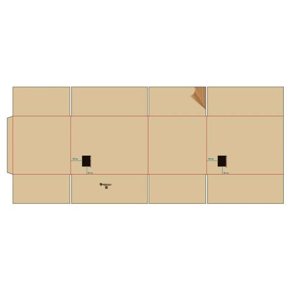 CAJA DE EMBALAJE 40X30X30 CM KRAFT