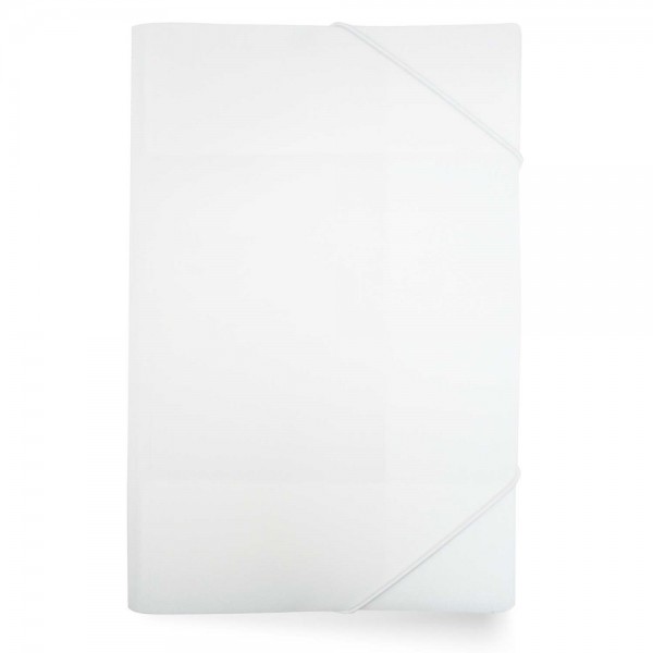 CARPETA CON ELASTICO PP OFICIO TRANSPARENTE