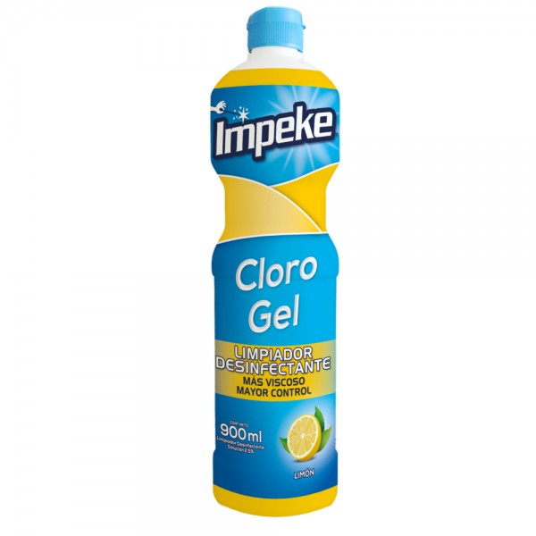 CLORO GEL SANITIZANTE LIMON 900 ML