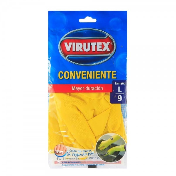 GUANTE LATEX CONVENIENTE TALLA L