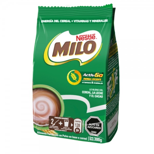 SABORIZANTE PARA LECHE SABOR CHOCOLATE BOLSA 300 GR