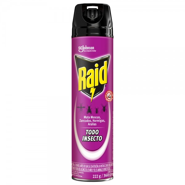 INSECTICIDA AEROSOL TODO INSECTO 360 CC 