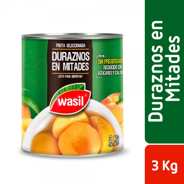 DURAZNOS MITADES GALON 3 KG