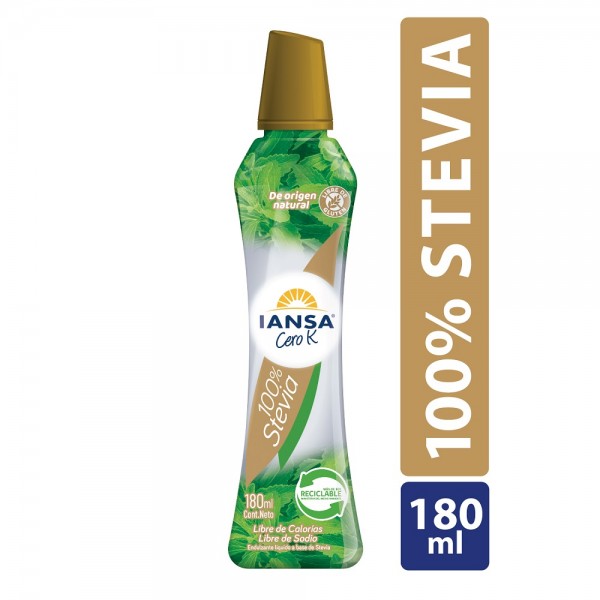 ENDULZANTE LIQUIDO STEVIA CERO K 180 ML