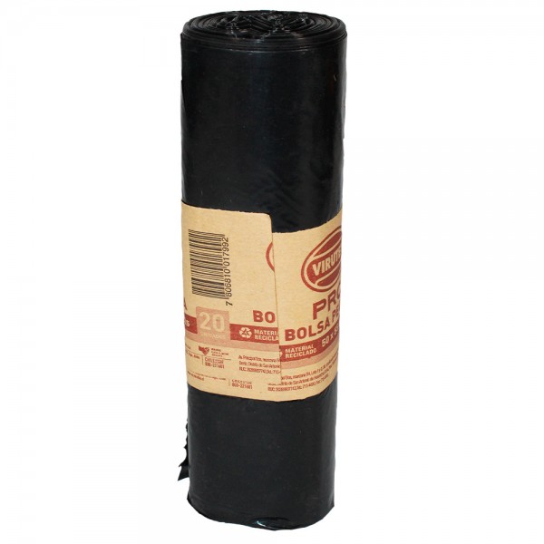 BOLSA BASURA ROLLO 50X55 20 UN